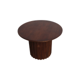 Bullnose Bijzettafel Bruin 55 cm / Raw Materials