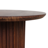 Bullnose Bijzettafel Bruin 55 cm / Raw Materials