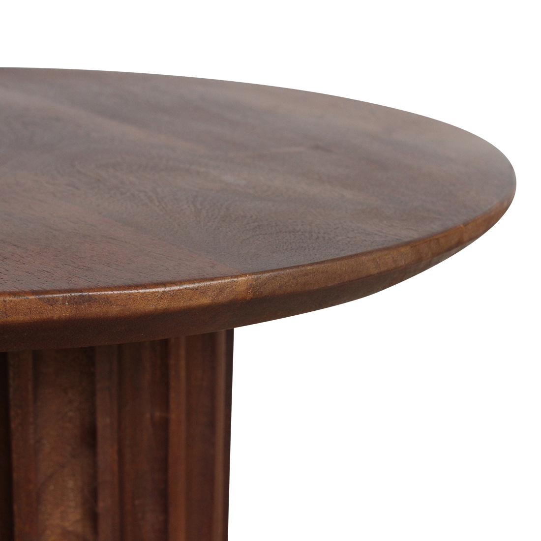 Bullnose Bijzettafel Bruin - 50 cm / Raw Materials