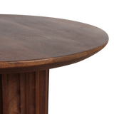 Bullnose Bijzettafel Bruin - 50 cm / Raw Materials