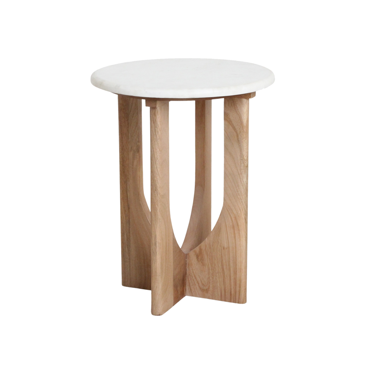 Bijzettafel Kuching Marmer Wit / Raw Materials