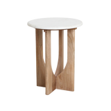 Bijzettafel Kuching Marmer Wit / Raw Materials