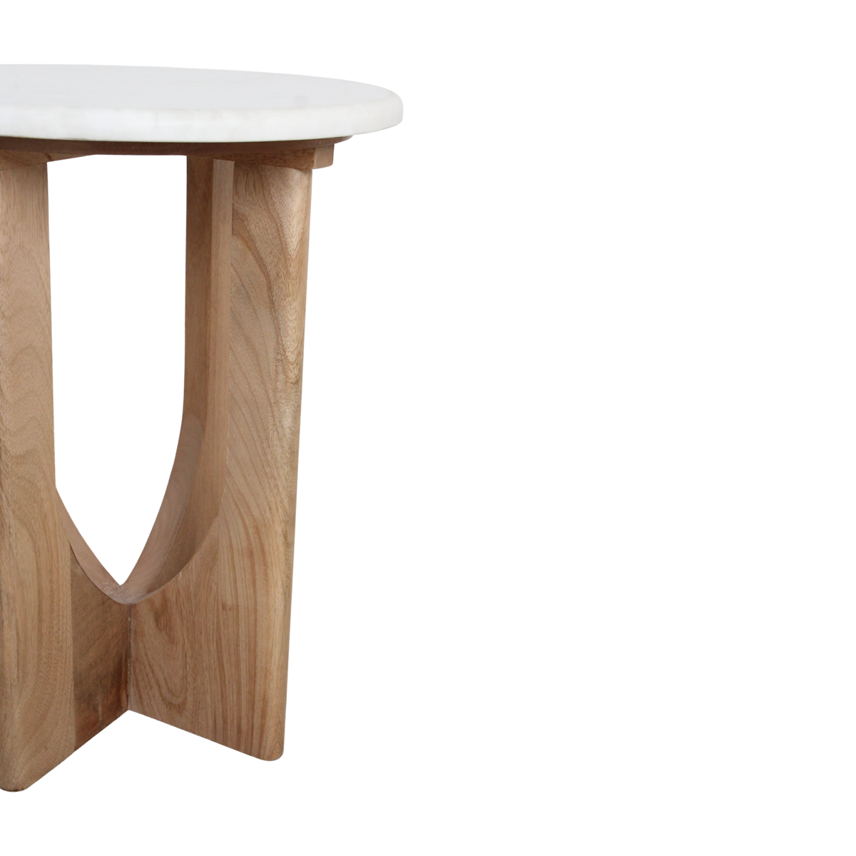 Bijzettafel Kuching Marmer Wit / Raw Materials