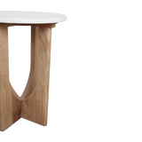 Bijzettafel Kuching Marmer Wit / Raw Materials