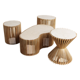 Infinity Bijzettafel Oval / Raw Materials