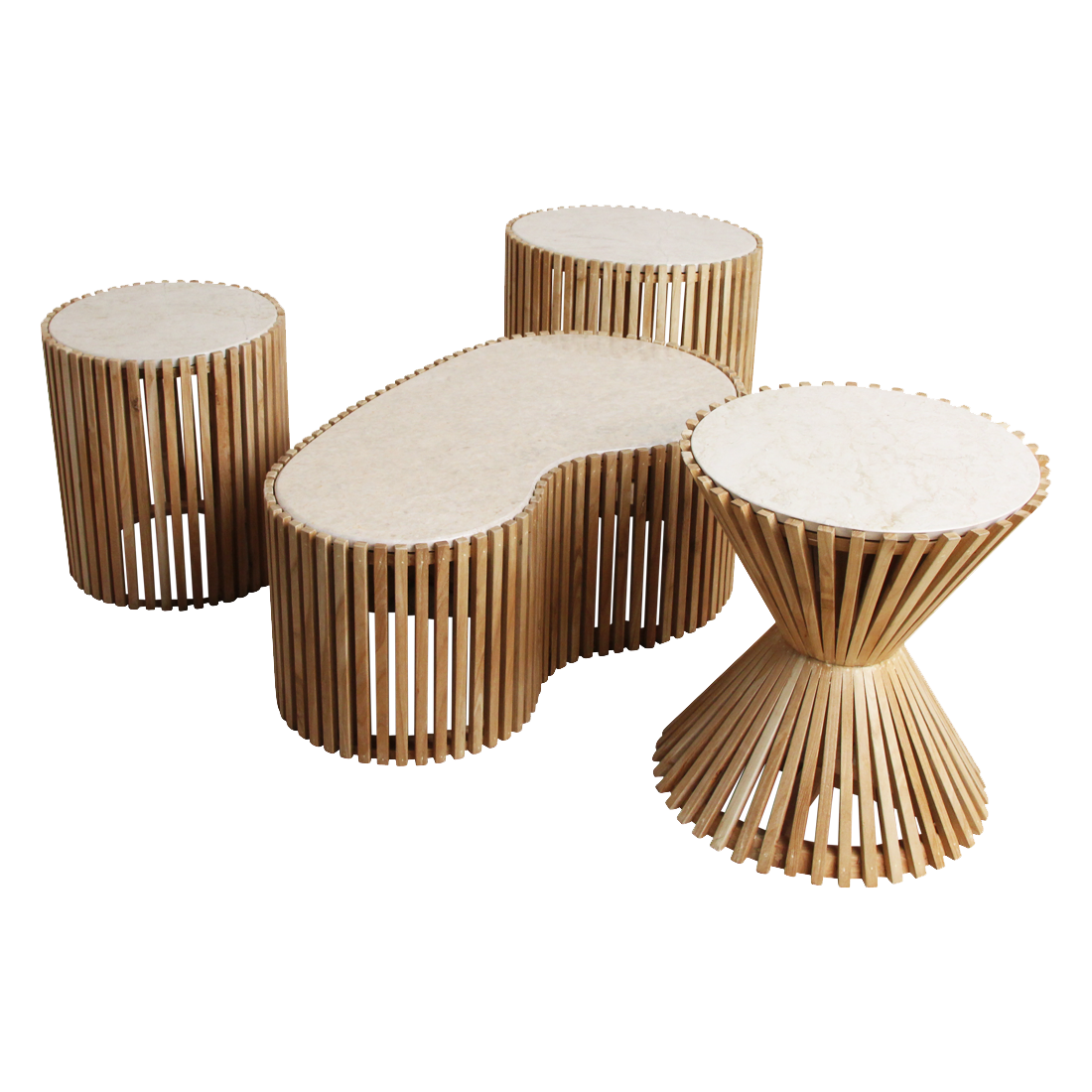 Infinity Bijzettafel Round / Raw Materials