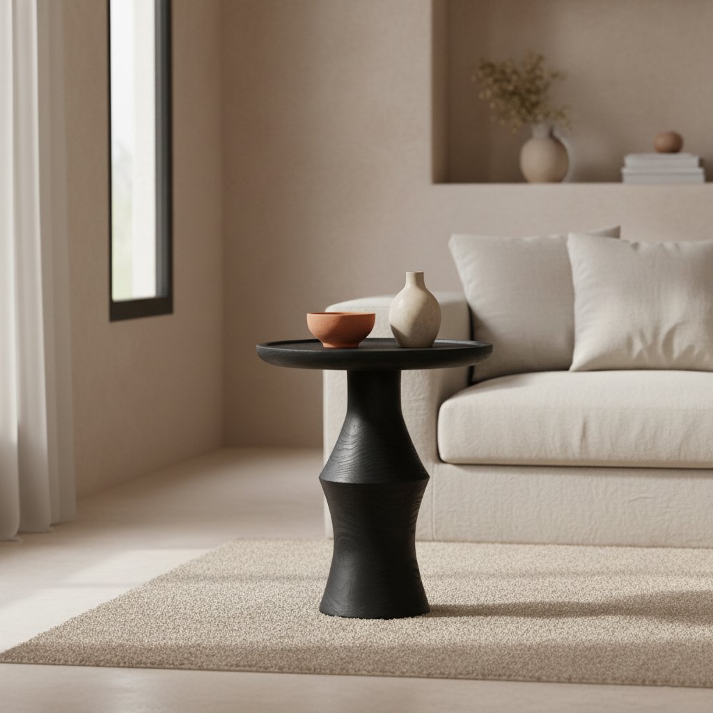 Bijzettafel Nero Twilight / Raw Materials