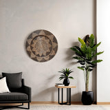 Ronde Raffia Decoratieplaat / Mojo Boutique