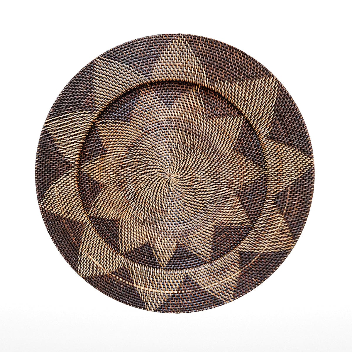Ronde Raffia Decoratieplaat / Mojo Boutique