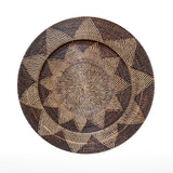 Ronde Raffia Decoratieplaat / Mojo Boutique