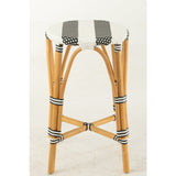 Barkruk Live Rotan Naturel/Zwart (Set van 2) / J-Line