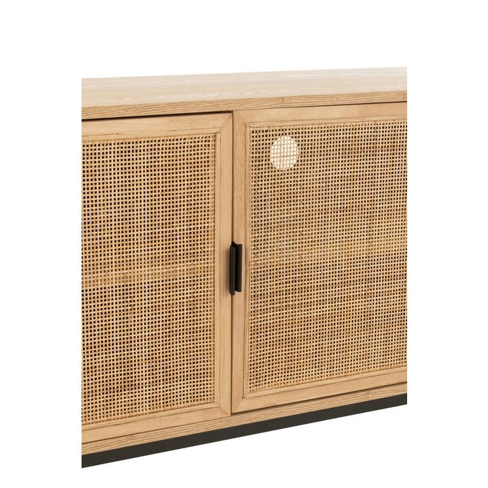 Kast Vierkant – Naturel/Zwart (Large) / J-Line