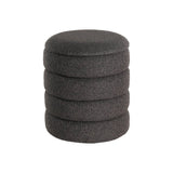Ampahaka Poef Zwart (ø40cmxH44,5 cm) / EGLO Living