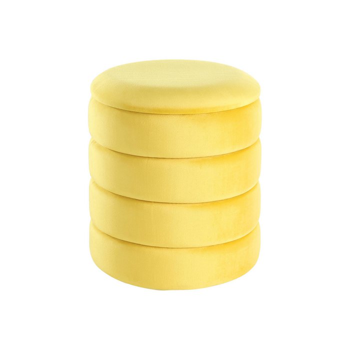 Ampahaka Poef Geel (ø40cmxH44,5 cm) / EGLO Living