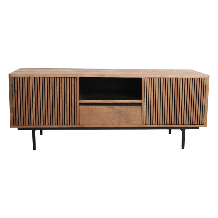 Rhythm TV-Meubel – Teakhout / Raw Materials