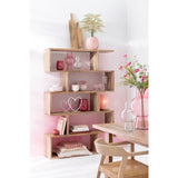 Boekenkast Verticaal Latten – Mango Hout Naturel / J-Line