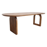 Eettafel Bullnose Mix Base Bruin 200 cm / Raw Materials