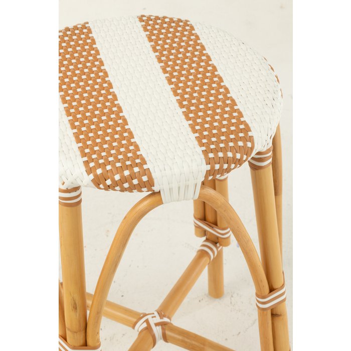 Barkruk Live Rotan Naturel/Bruin (Set van 2) / J-Line