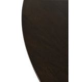 Eettafel Eli Hout Donkerbruin (Ø 110 cm) / J-Line