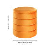 Ampahaka Poef Oranje (Ø40cmxH44,5 cm) / EGLO Living