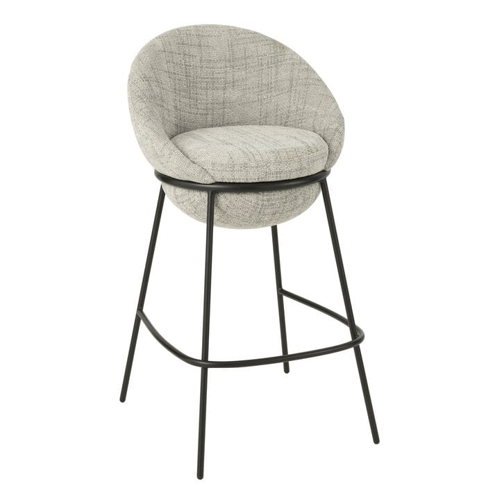 Barkruk Grijs/Zwart (Set van 2) / J-Line