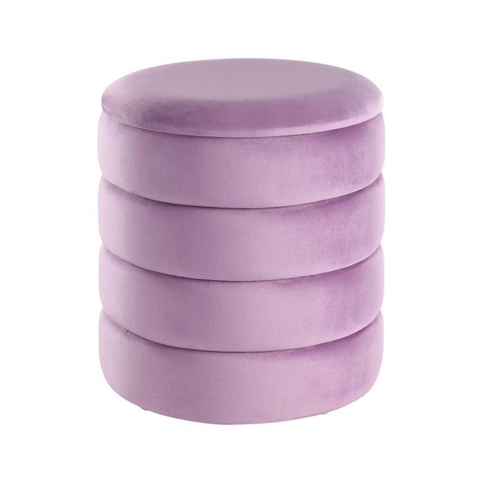 Ampahaka Poef Paars (ø40cmxH44,5 cm) / EGLO Living