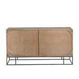 Kast Geweven Riet – 3 Schuifdeuren / J-Line